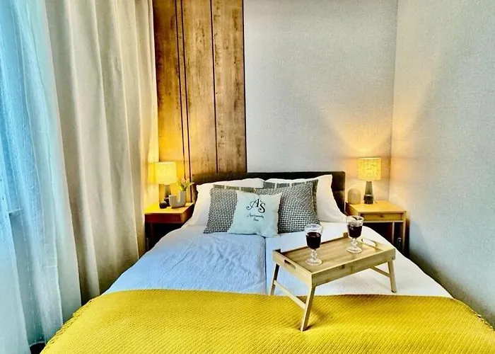 Lägenhet Apartamentysnu, Sloneczny Komfort Ii Z Parkingiem *