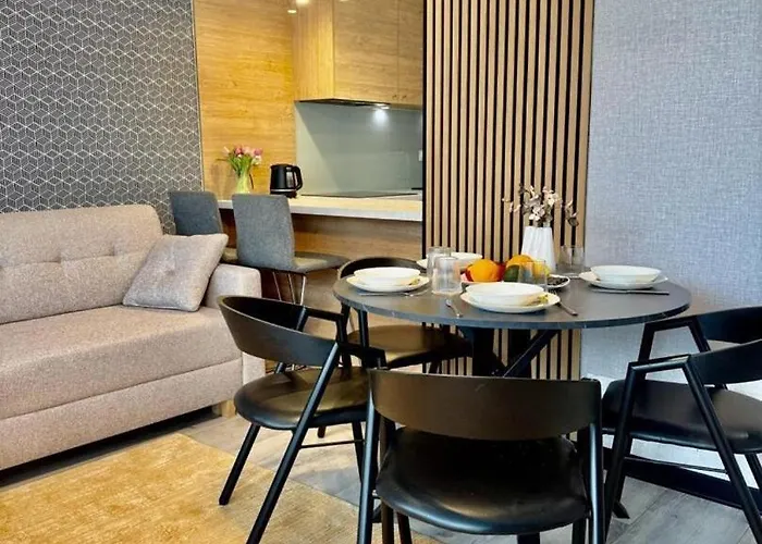 Lägenhet Apartamentysnu, Sloneczny Komfort Ii Z Parkingiem *