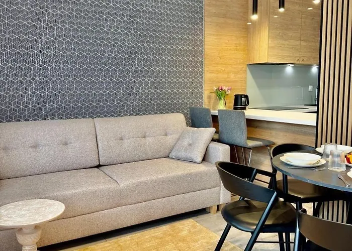 Lägenhet Apartamentysnu, Sloneczny Komfort Ii Z Parkingiem